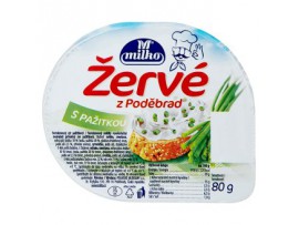 Milko Сыр с зеленым луком Žervé из Подебрад 80 г